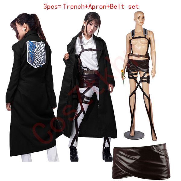 theme costume fashion anime no kyojin cloak man cape clothes attack on titan cosplay costume fantasia attack on titan plus pants trench coat, Black;red
theme costume fashion anime no kyojin cloak man cape clothes attack on titan cosplay costume fantasia attack on titan plus pants trench coat, Black;red