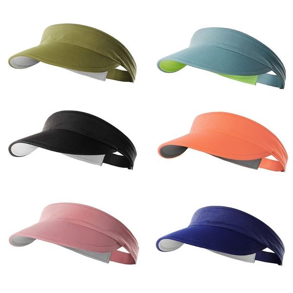 wide brim hats no cap uv protection adjustable sun visor beach hiking sports, Blue;gray
wide brim hats no cap uv protection adjustable sun visor beach hiking sports, Blue;gray