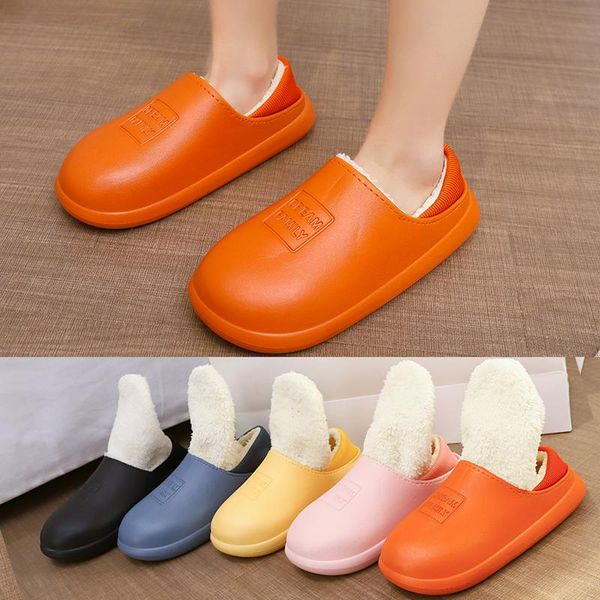 women indoor cotton plush slippers winter warm home waterproof non-slip ladies soft memory foam couples shoes, Black
women indoor cotton plush slippers winter warm home waterproof non-slip ladies soft memory foam couples shoes, Black