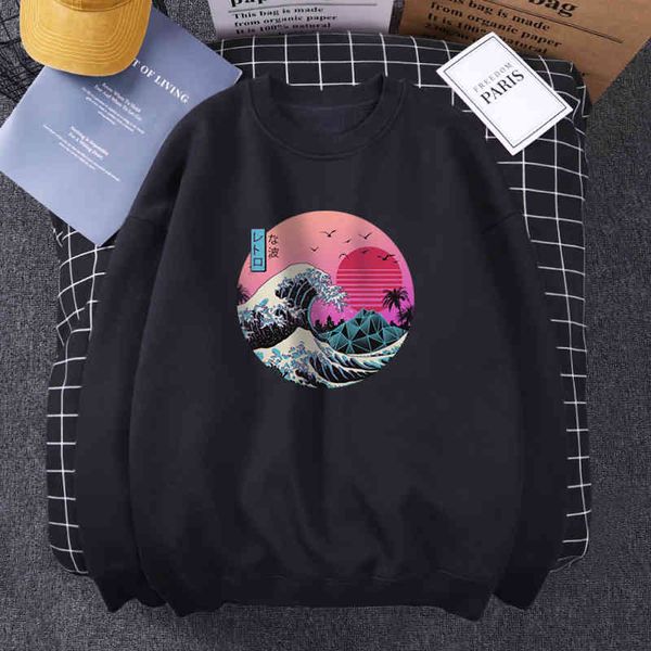 the great retro wave sweatshirt japan anime wave kanagawa hoodi men crewneck pullover male casual fit loose tracksuits, Black
the great retro wave sweatshirt japan anime wave kanagawa hoodi men crewneck pullover male casual fit loose tracksuits, Black