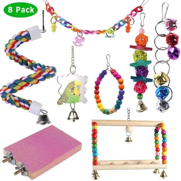 small animal supplies 2021 1pcs pet toy for bird parrot colorful wooden beads bells toys playing game cage funny interactive
small animal supplies 2021 1pcs pet toy for bird parrot colorful wooden beads bells toys playing game cage funny interactive