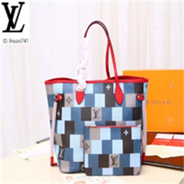 brand designer luxury 62jb m40995 new plaid stitching tote blue women handbags iconic bags handles shoulder bags totes cross body bag cl, Red;black 
brand designer luxury 62jb m40995 new plaid stitching tote blue women handbags iconic bags handles shoulder bags totes cross body bag cl, Red;black