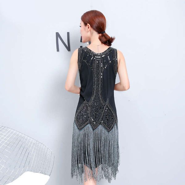 grade dresses high casual sequin tassel sleeveless skirt vest latin dance annual dinner party bright dress woman, Black;gray
grade dresses high casual sequin tassel sleeveless skirt vest latin dance annual dinner party bright dress woman, Black;gray