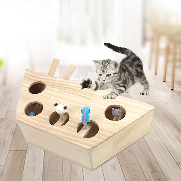 cat toys aapet wooden pet toy whack mole mouse for interactive catnip whac-a-mole kitty funny chasing gaming
cat toys aapet wooden pet toy whack mole mouse for interactive catnip whac-a-mole kitty funny chasing gaming