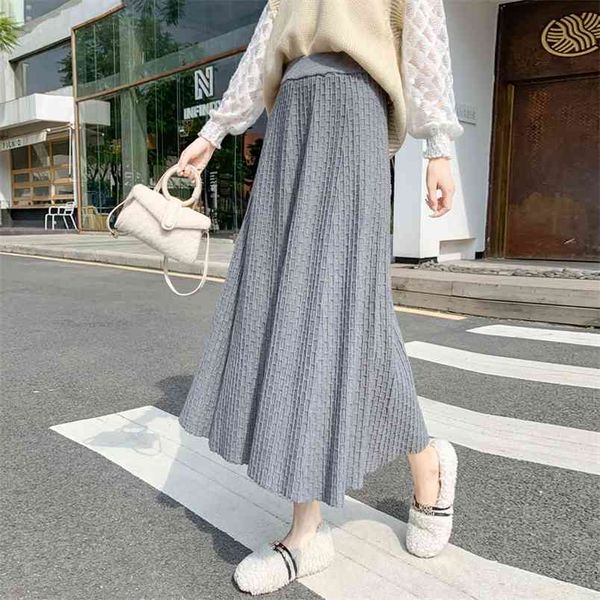 autumn & winter arrivals high waist thin stretch simple sweet versatile women a-line knitted long skirt 210527, Black
autumn & winter arrivals high waist thin stretch simple sweet versatile women a-line knitted long skirt 210527, Black