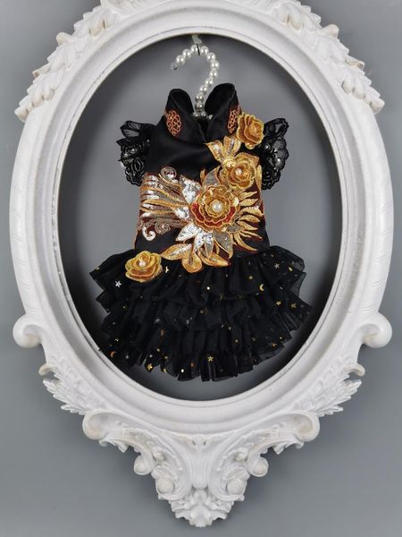 dog apparel handmade clothes black gold stars moon embroidered high-collar dresses pet poodle yorkshir
dog apparel handmade clothes black gold stars moon embroidered high-collar dresses pet poodle yorkshir