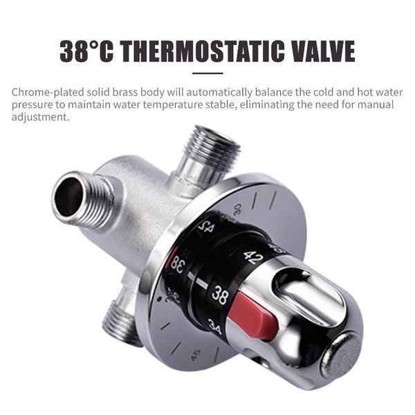 3-way g1/2 thermostatic control mixing valve for bath basin bathtub shower constant temperature bathroom sets
3-way g1/2 thermostatic control mixing valve for bath basin bathtub shower constant temperature bathroom sets