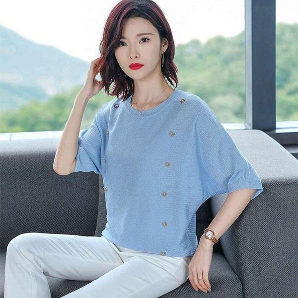 women's sweaters plus size thin summer ice silk pullover casual loose o-neck knitted short sleeve pull jumper cool pullovers shirt fem, White;black
women's sweaters plus size thin summer ice silk pullover casual loose o-neck knitted short sleeve pull jumper cool pullovers shirt fem, White;black