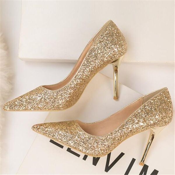 dress shoes women's red bottom high-heeled shallow mouth pointed gradient sequins thin nightclub womens high-heels, Black
dress shoes women's red bottom high-heeled shallow mouth pointed gradient sequins thin nightclub womens high-heels, Black