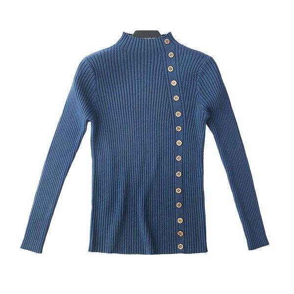 women's sweaters pullover button half high neck sweater slim and knit long sleeve bottom coat in autumn winter 2021, White;black
women's sweaters pullover button half high neck sweater slim and knit long sleeve bottom coat in autumn winter 2021, White;black