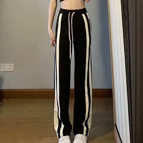 women's pants & capris arrival spring autumn korean style women cotton patchwork ankle-length casual loose elastic waist straight pant, Black;white
women's pants & capris arrival spring autumn korean style women cotton patchwork ankle-length casual loose elastic waist straight pant, Black;white
