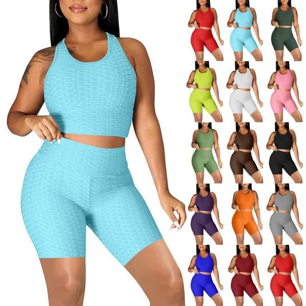 yoga outfit high elasticity women's sets tracksuit workout outfits crop tank biker shorts set for women
yoga outfit high elasticity women's sets tracksuit workout outfits crop tank biker shorts set for women