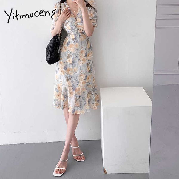 yitimuceng boho floral print dresses for women fashion high waist folds chiffon midi dress yellow pink sundress summer 210601, Black;gray
yitimuceng boho floral print dresses for women fashion high waist folds chiffon midi dress yellow pink sundress summer 210601, Black;gray