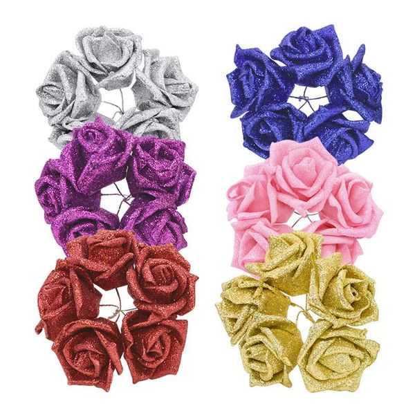 decorative flowers & wreaths 10/20pcs glitter foam rose artificial flower bridal bouquet wedding home decoration party cake gift box wreath
decorative flowers & wreaths 10/20pcs glitter foam rose artificial flower bridal bouquet wedding home decoration party cake gift box wreath