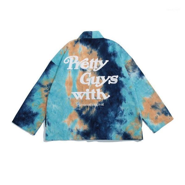 tie dye students' long sleeve loose jacket men's and women's thin spring baseball trench coats, Tan;black
tie dye students' long sleeve loose jacket men's and women's thin spring baseball trench coats, Tan;black