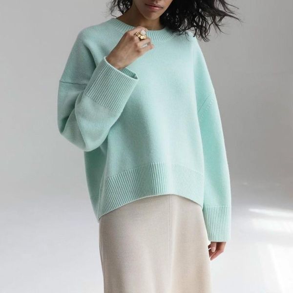 women's sweaters elegant white sweater o-neck casual loose soft autumn winter knitted high street style long sleeve pullover 0118, White;black
women's sweaters elegant white sweater o-neck casual loose soft autumn winter knitted high street style long sleeve pullover 0118, White;black