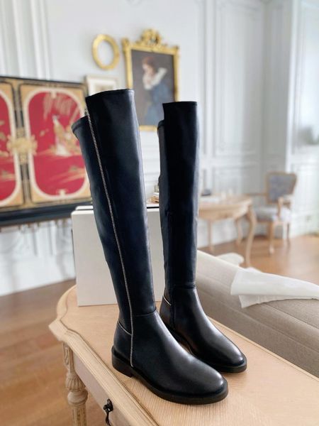 boots over-the-knee winter women genuine leather stretch platform long zipper designer shoes botas femininas size 35-41, Black
boots over-the-knee winter women genuine leather stretch platform long zipper designer shoes botas femininas size 35-41, Black
