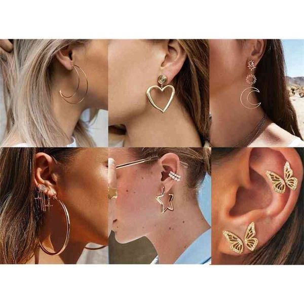 bohemian geometric stars and moon stud earrings bridal party jewelry women accessories, Silver
bohemian geometric stars and moon stud earrings bridal party jewelry women accessories, Silver