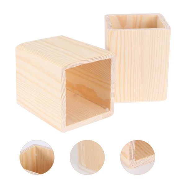 storage bottles & jars 2 pcs single compartments wooden container pen holder office organizer unfinished color case pot for home diy
storage bottles & jars 2 pcs single compartments wooden container pen holder office organizer unfinished color case pot for home diy