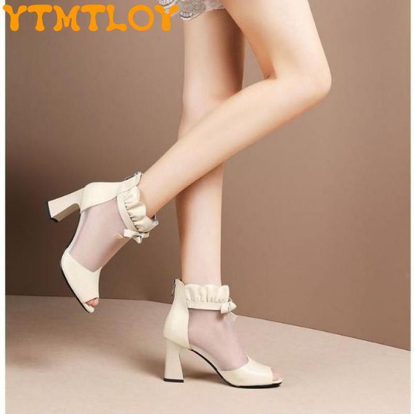high heel sandals for ladies 2021 summer soft leather fish mouth mesh breathable fashion horseshoe, Black
high heel sandals for ladies 2021 summer soft leather fish mouth mesh breathable fashion horseshoe, Black