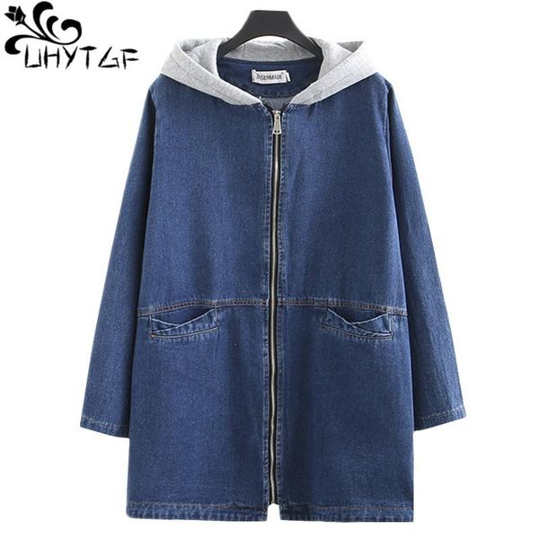 women's jackets uhytgf loose 5xl plus size jacket fashion hooded spring denim pure color wild jeans windbreaker women 176, Black;brown
women's jackets uhytgf loose 5xl plus size jacket fashion hooded spring denim pure color wild jeans windbreaker women 176, Black;brown