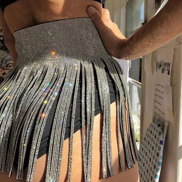skirts bandage summer skirt women betassel fringe beach style short mini sequins female party high waist bottom, Black
skirts bandage summer skirt women betassel fringe beach style short mini sequins female party high waist bottom, Black
