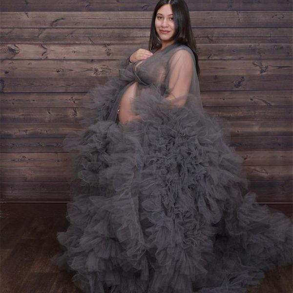 plus size grey maternity dress with ruffles tulle evening dresses vestido de novia lingerie bathrobe nightwear, Black;red
plus size grey maternity dress with ruffles tulle evening dresses vestido de novia lingerie bathrobe nightwear, Black;red