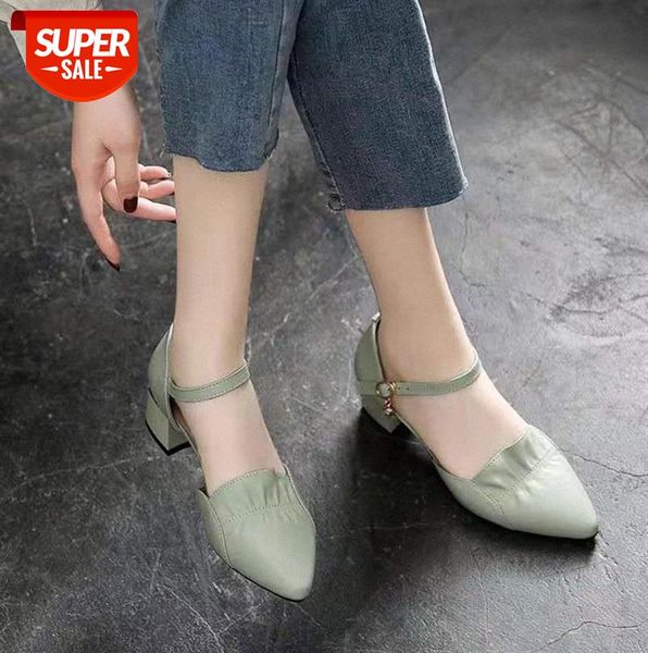 baotou sandals women fashion pointed thick heel mid-heel casual women's shoes one word buckle single #tz0b, Black
baotou sandals women fashion pointed thick heel mid-heel casual women's shoes one word buckle single #tz0b, Black