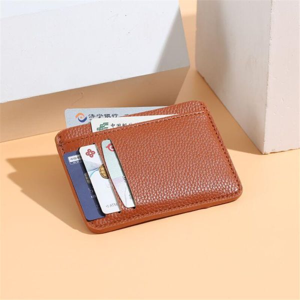 card holders fashion women small wallet credit multi-card pu ultra-thin organizer case student coin purse holder, Brown;gray
card holders fashion women small wallet credit multi-card pu ultra-thin organizer case student coin purse holder, Brown;gray