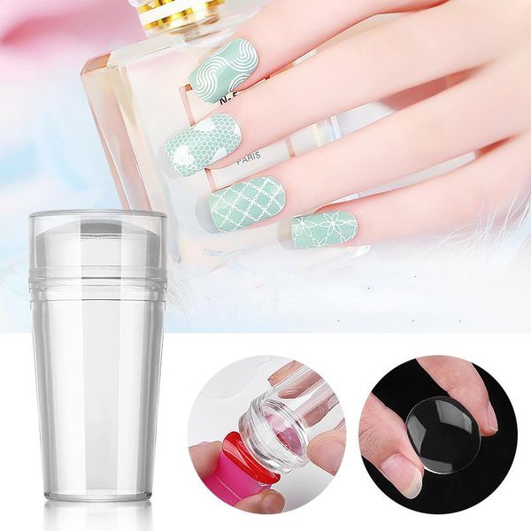nail art templates clear jelly silicone stamper enail stamping plate scraper with cap transparent stamp, White
nail art templates clear jelly silicone stamper enail stamping plate scraper with cap transparent stamp, White