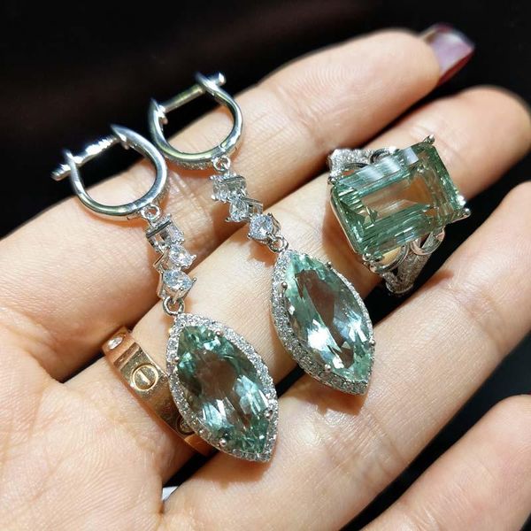 bracelet, earrings & necklace flzb, woman fine jewelry set natural green amethyst gemstone in 925 sterling silver with gold plated charming, Black
bracelet, earrings & necklace flzb, woman fine jewelry set natural green amethyst gemstone in 925 sterling silver with gold plated charming, Black