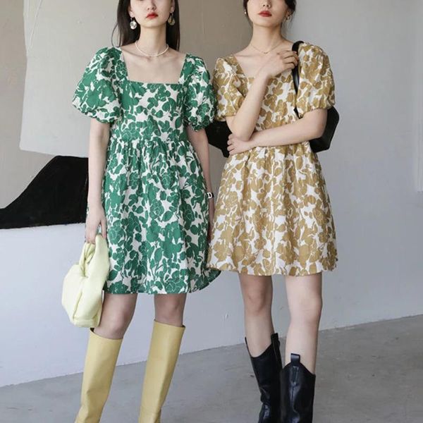 party dresses hstar green vintage boho women elegant kawaii short sleeve sweet floral casual loose dress summer, White;black
party dresses hstar green vintage boho women elegant kawaii short sleeve sweet floral casual loose dress summer, White;black