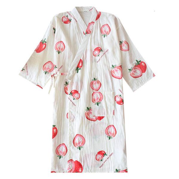 casual dresses spring new women robe japanese kimono style nightgown ladies gauze cotton tie type sweat strawberry printed bathrob, Black;gray
casual dresses spring new women robe japanese kimono style nightgown ladies gauze cotton tie type sweat strawberry printed bathrob, Black;gray