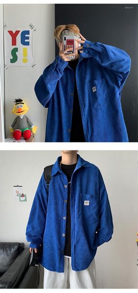 corduroy men shirts for clothing harajuku black shirt korean style long sleeve vintage clothes 3xl 2021 men's casual, White;black
corduroy men shirts for clothing harajuku black shirt korean style long sleeve vintage clothes 3xl 2021 men's casual, White;black