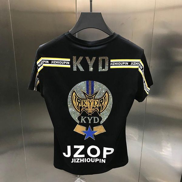 men's t-shirts summer t-shirt designer rhinestone o-neck fashion hugh tees pure cotton street casual short sleeve, White;black
men's t-shirts summer t-shirt designer rhinestone o-neck fashion hugh tees pure cotton street casual short sleeve, White;black