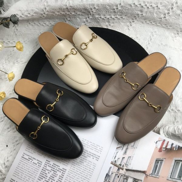 slipper baotou half slippers women's leather outer wear ins tide net red lazy cool slippers flat bottom g family horse buckle muller sh, Black
slipper baotou half slippers women's leather outer wear ins tide net red lazy cool slippers flat bottom g family horse buckle muller sh, Black