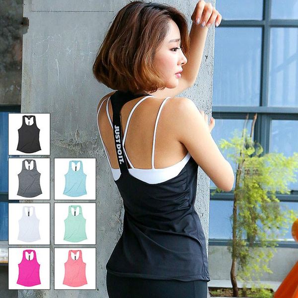 yoga outfits women sport vest professional sleeveless quick drying fitness running tank gym shirt 6 colors, White;red
yoga outfits women sport vest professional sleeveless quick drying fitness running tank gym shirt 6 colors, White;red
