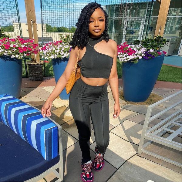 european and american style spring summer 2021 women's slim small vest waist skirt leisure suit two piece pants, White
european and american style spring summer 2021 women's slim small vest waist skirt leisure suit two piece pants, White
