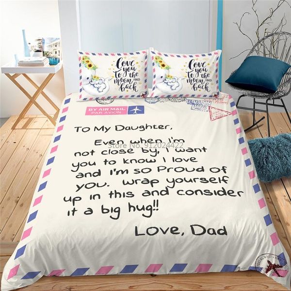 bedding sets to daughter son letter quilt express duvet cover set pillowcases twin full king children kids bed
bedding sets to daughter son letter quilt express duvet cover set pillowcases twin full king children kids bed