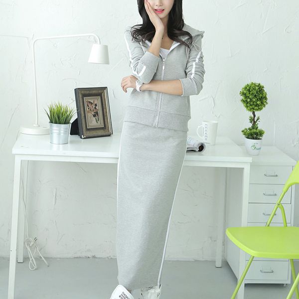 women's jackets fashion cotton suits for women plus size s-10xl customized ladies long sleeve hoodies and skirt one set 3acl, Black;brown
women's jackets fashion cotton suits for women plus size s-10xl customized ladies long sleeve hoodies and skirt one set 3acl, Black;brown