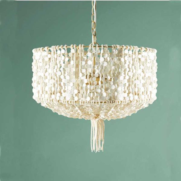 pendant lamps nordic bohemian round wood chip creative b & style living room bedroom lamp personalized designer