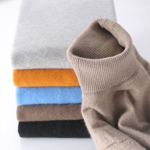 men's sweaters cashmere cotton blended sweater men clothes for 2021 autumn winter robe pull homme hiver pullover turtleneck, White;black
men's sweaters cashmere cotton blended sweater men clothes for 2021 autumn winter robe pull homme hiver pullover turtleneck, White;black