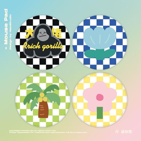 mouse pads & wrist rests original coconut tree flower checkerboard round cartoon cute notebook pad
mouse pads & wrist rests original coconut tree flower checkerboard round cartoon cute notebook pad