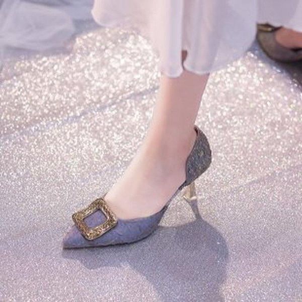 dress shoes 2021 pumps women metal decoration bridal wedding 7.5cm high heels pointed toe fashion, Black
dress shoes 2021 pumps women metal decoration bridal wedding 7.5cm high heels pointed toe fashion, Black