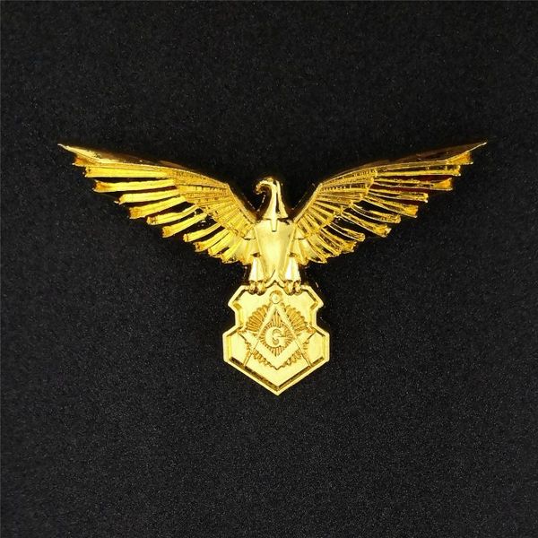 pins, brooches classic gold plated eagle masonic brooch "the united state of american" asonry party fashion pin jewelry gifts, Gray
pins, brooches classic gold plated eagle masonic brooch "the united state of american" asonry party fashion pin jewelry gifts, Gray