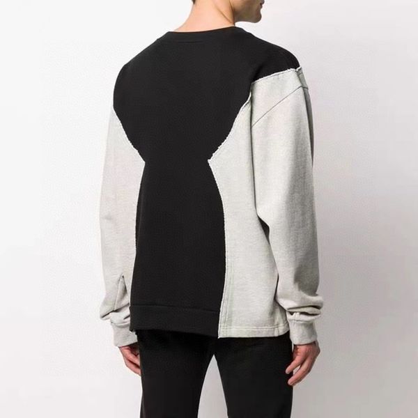men's and women's sweater maison black and gray stitching cotton high street round neck pullover leisures hoodies
men's and women's sweater maison black and gray stitching cotton high street round neck pullover leisures hoodies