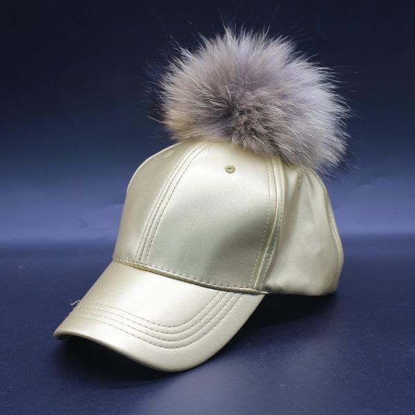 visors natural raccoon fur pom wholesale pu leather hip- visor winter creative cute casual cap multi colors hat, Blue;gray
visors natural raccoon fur pom wholesale pu leather hip- visor winter creative cute casual cap multi colors hat, Blue;gray