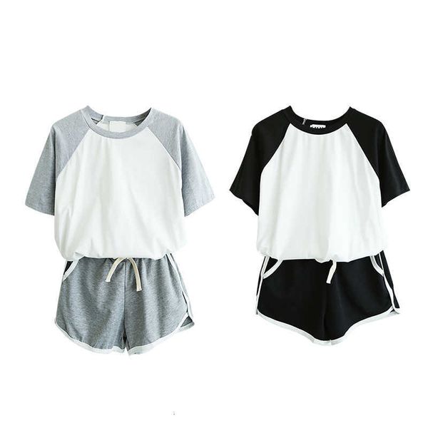 women's sleepwear cotton pajamas shorts set summer loose short-sleeve cute suit h48 0qes, Black;red
women's sleepwear cotton pajamas shorts set summer loose short-sleeve cute suit h48 0qes, Black;red