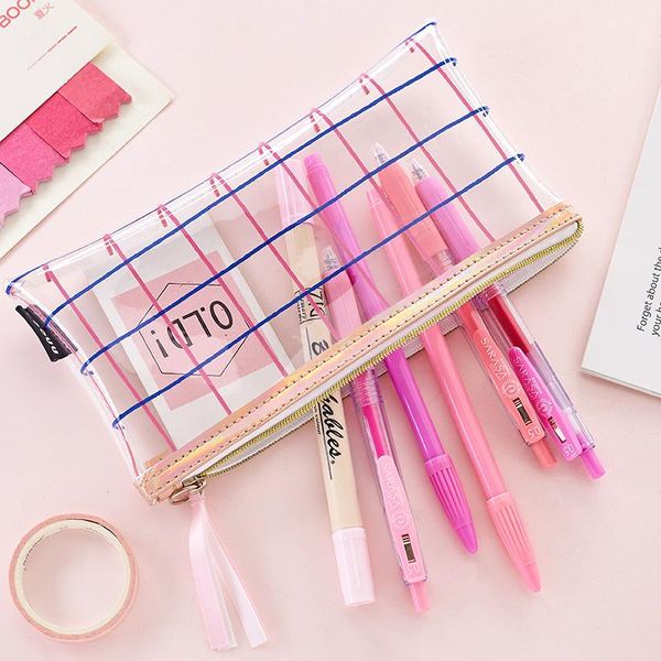 cute creative korea transparent pvc school student pencil bags stationery supplies,candy pouch for kids gift
cute creative korea transparent pvc school student pencil bags stationery supplies,candy pouch for kids gift