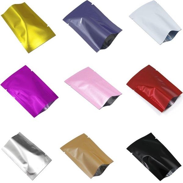 storage bags 100pcs/lot 12x18cm various colors aluminum foil packaging bag open heat sealed vacuum package for kitchen food
storage bags 100pcs/lot 12x18cm various colors aluminum foil packaging bag open heat sealed vacuum package for kitchen food